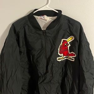 Black Vintage St.Louis Cardinals Bomber Jacket
